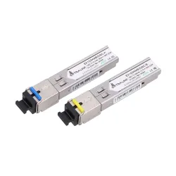 Extralink SFP 1.25G | SFP WDM-Modul | 1,25Gbps, 1310/1550nm, Einzelmodus, 3km, SC, DOM, Paar