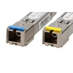 Extralink SFP 1.25G | Moduł SFP WDM | 1,25Gbps, 1310/1550nm, single mode, 3km, SC, DOM, para, dedykowany dla HP/Aruba