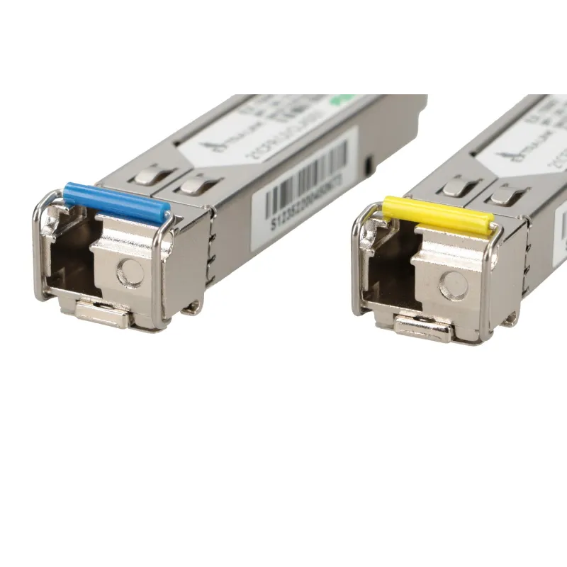 Extralink SFP WDM Modülü 1.25G, 1.25Gbps, 1310/1550nm, tek mod, 20km, LC, DOM, çift, HP/Aruba için tasarlandı
