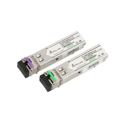 Модуль SFP WDM Extralink SFP 1.25G, 1.25Gbps, 1490/1550nm, однофотонный, 80км, LC, DOM, пара