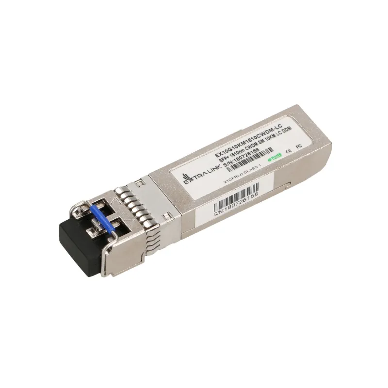 Модуль SFP+ CWDM Extralink, 10G, 10Gbps, 1510nm, однорежимный, 10km, LC, DOM