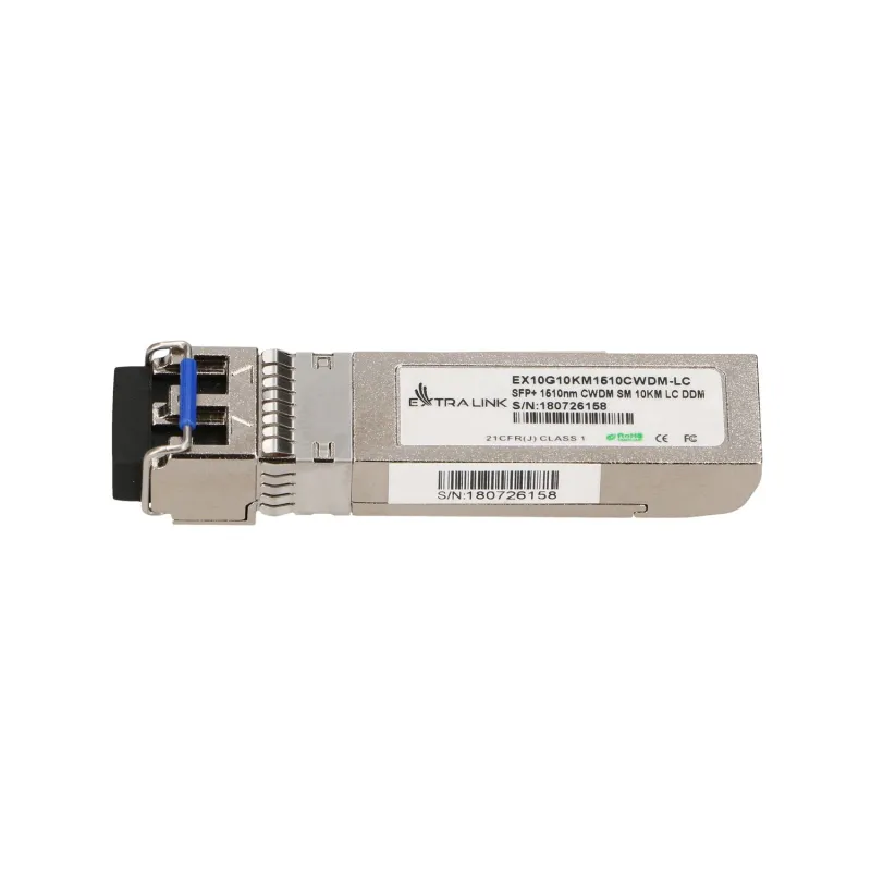 Модуль SFP+ CWDM Extralink, 10G, 10Gbps, 1510nm, однорежимный, 10km, LC, DOM