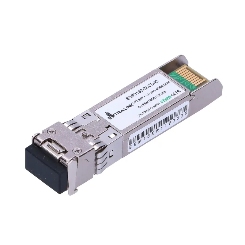Extralink SFP+ 10G | Moduł SFP+ | 10Gbps, LC/UPC, 1310nm, 40km, single mode, DOM