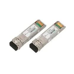 Extralink SFP28 WDM Modülü 25G, 25Gbps 1270/1330nm, Tek Mod, 10km, LC, DOM, Çift