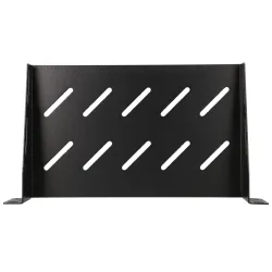 Extralink Shelf 1U | Shelf for 10" rack cabinets | black