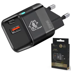 Extralink Smart Life Charger 20W | Ladegerät | USB-C, USB-A