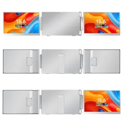 Extralink Smart Life S10 15.6" Taşınabilir Laptop Monitörü, 2 Monitör, IPS, 1920x1080