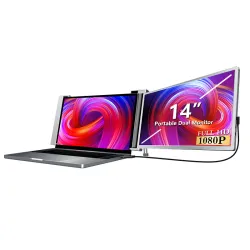 Extralink Smart Life S14 14" Tragbare Laptop-Monitore, 2 Monitore, IPS, 1920x1200