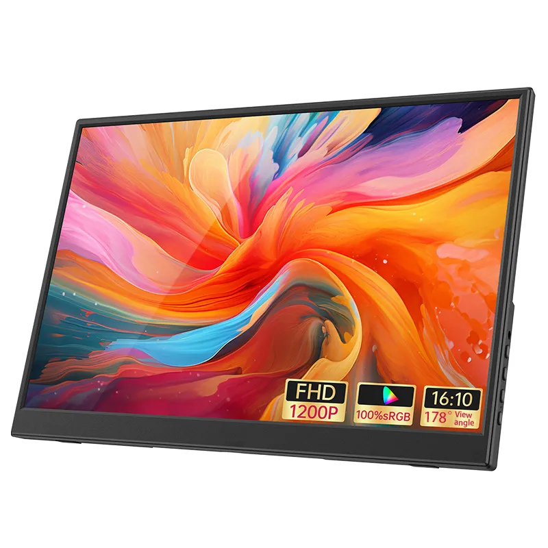 Портативный монитор для ноутбуков, телефонов и консолей Extralink Smart Life 14", USB-C/micro-HDMI