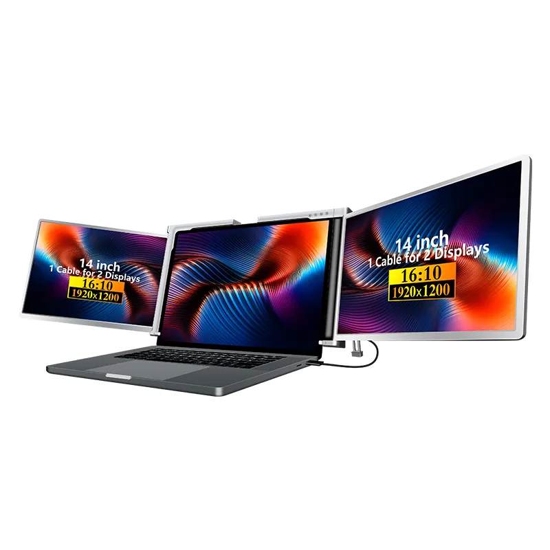 Extralink Smart Life S500 14" | Przenośne monitory do laptopa | 2 monitory, IPS, 1920x1200