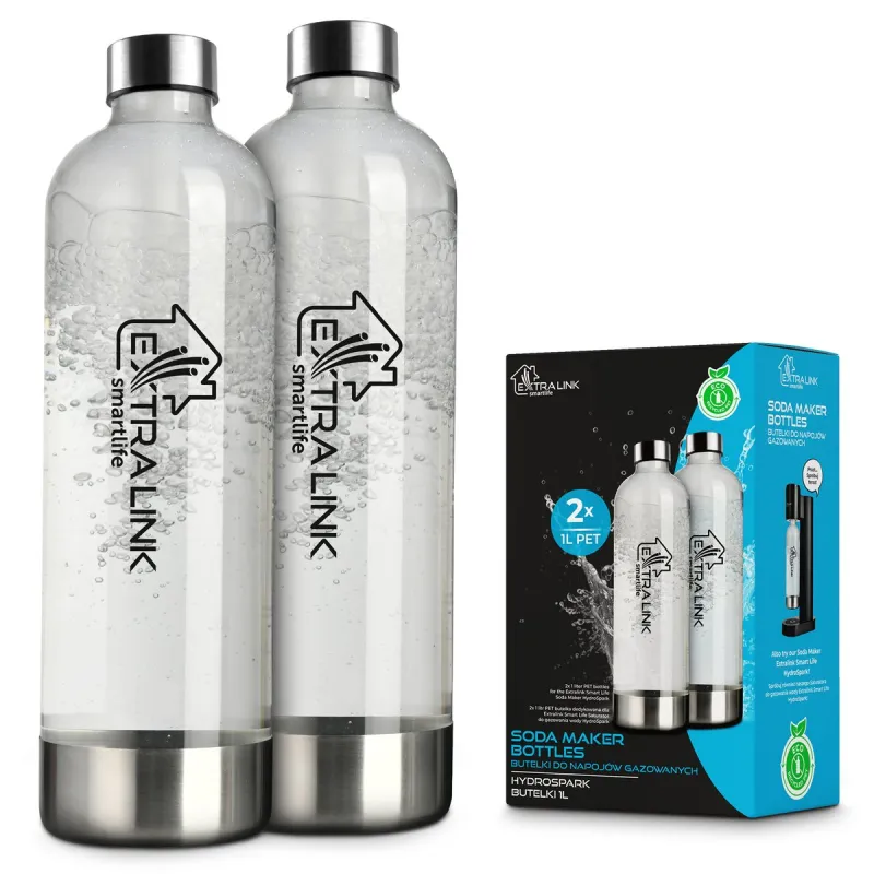 Бутылки Extralink Smart Life, Hydrospark, 2x 1L бутылка