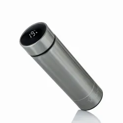 Extralink Smart Travel Mug Stříbrný | Termohrnek | s LED displejem