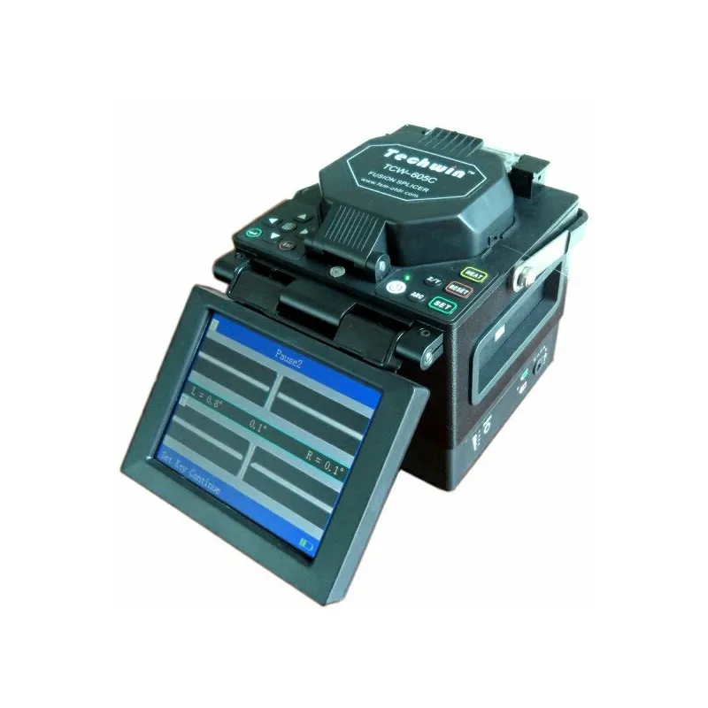 Extralink TCV-605C | Spawarka światłowodowa | akumulator, wyświetlacz LCD