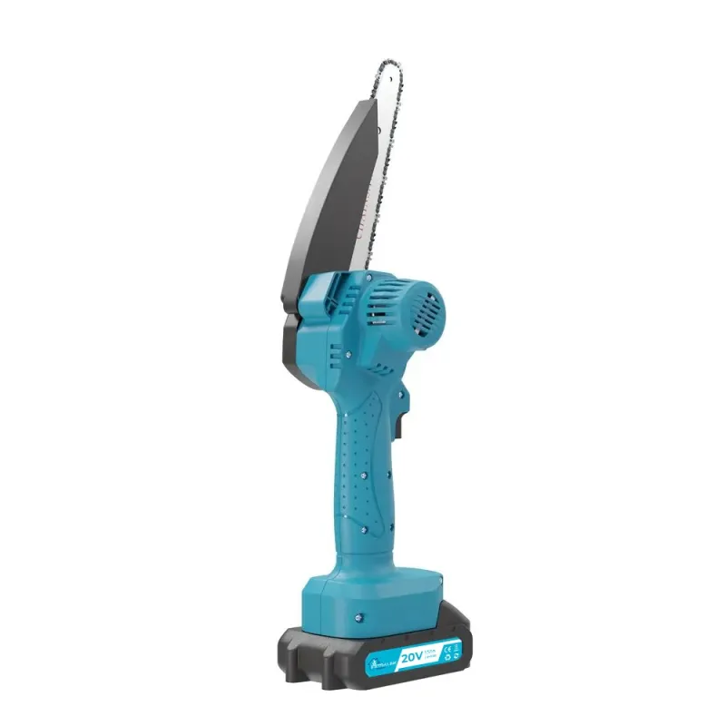 Extralink TM-107 | Mini motosierra eléctrica | 6 pulgadas, bateria de 1.5 Ah