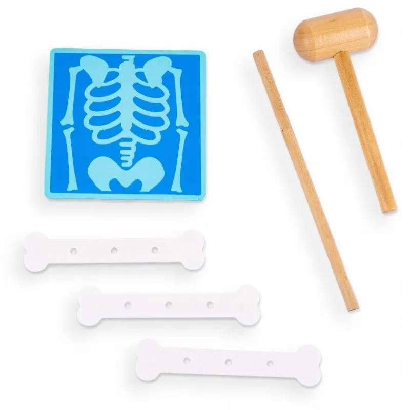 EXTRALINK TOYS ZESTAW MAŁEGO LEKARZA PIELĘGNIARKA WALIZKA 43 ELEMENTY