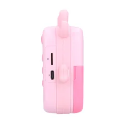 Extralink Set | Impresora térmica EPP-005 Rosa + Papel térmico 3 rollos |