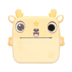 EXTRALINK EPP-006 PORTABLE MINI PRINTER YELLOW + PAPIER TERMICZNY ZWYKŁY 3 ROLKI