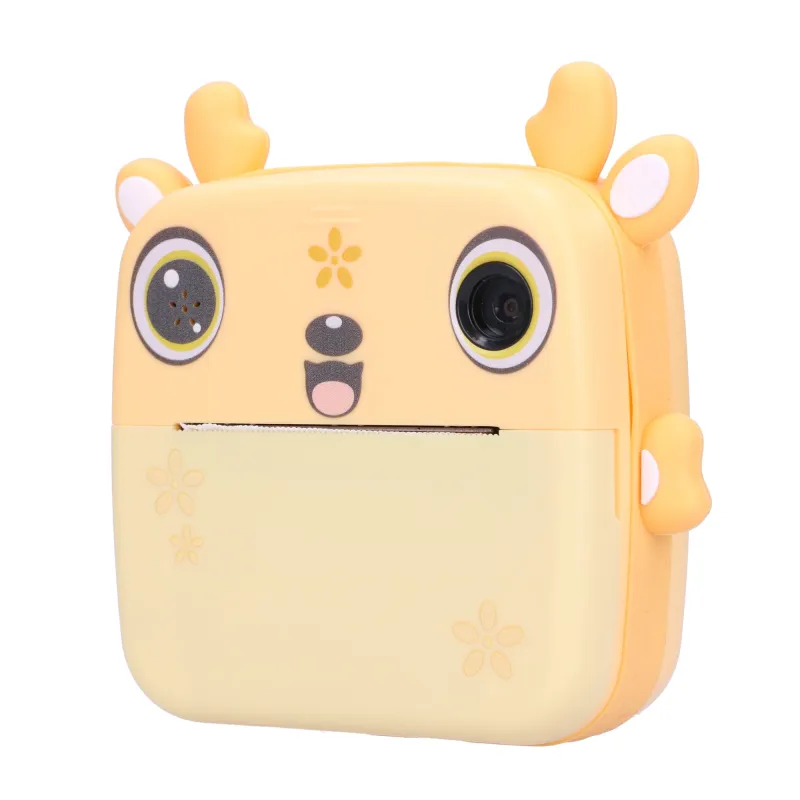 EXTRALINK EPP-006 PORTABLE MINI PRINTER YELLOW + PAPIER TERMICZNY ZWYKŁY 3 ROLKI