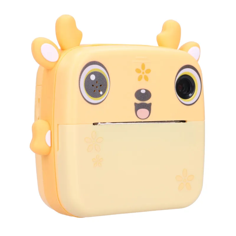 EXTRALINK EPP-006 PORTABLE MINI PRINTER YELLOW + PAPIER TERMICZNY ZWYKŁY 3 ROLKI