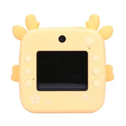 EXTRALINK EPP-006 PORTABLE MINI PRINTER YELLOW + PAPIER TERMICZNY ZWYKŁY 3 ROLKI