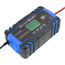 Automatischer Ladegerät Extralink für 12/24V 8A Batterie - Blau