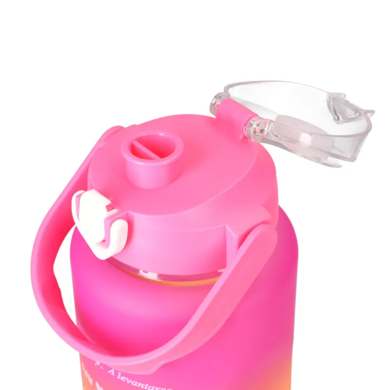 EXTRALINK BIDON MOTYWACYJNY 3W1 ZESTAW RÓŻOWY-POMARAŃCZOWY 2000ML+900ML+300ML