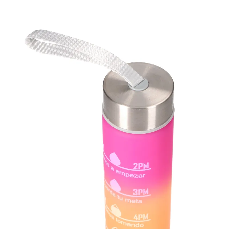 EXTRALINK BIDON MOTYWACYJNY 3W1 ZESTAW RÓŻOWY-POMARAŃCZOWY 2000ML+900ML+300ML