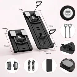 Extralink | Deska do pilatesu | reformer do ćwiczeń brzucha pompki