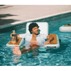 Tumbona Inflable de Agua Extralink, 122x112x10cm