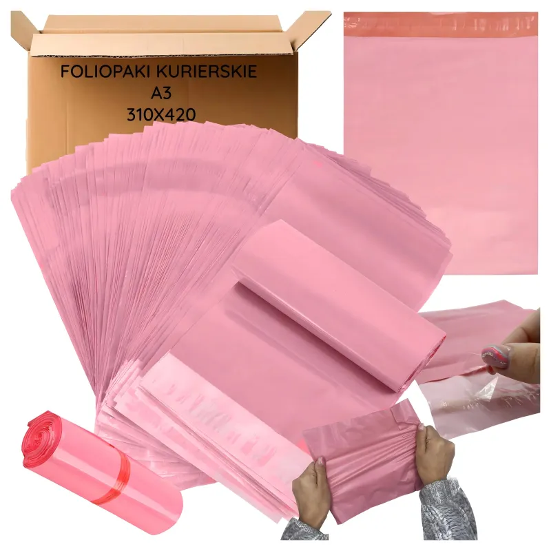 Extralink Versandtaschen, Rosa A3 310x420 50 Stück