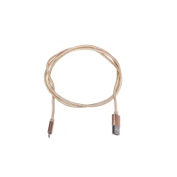 Extralink | Kabel ze złączem Lightning | do smartphonów IPHONE, maks. prąd 2A, wzmocniony oplotem, długość 1m, złoty