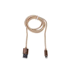 Extralink | Cabo de relâmpago | para smartphones IPHONE, corrente máx. 2A, reforço trançado, comprimento 1m, ouro