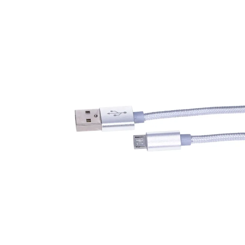 Extralink | MicroUSB-Kabel | für ANDROID-Smartphones, max. Stromstärke 2A, 1m, silber