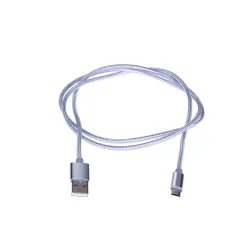 Extralink | cable MicroUSB | para smartphones ANDROID, max. tensión 2A, 1m, plata