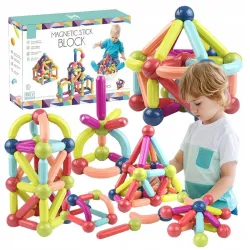 Extralink Magnetic Blocks, Educational Creative Magnetic Sticks 120 pcs.