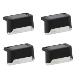 4'lü Extralink Güneş Lambası Seti, 8 x 4,5 x 4,5 cm Linus Sıcak Beyaz LED