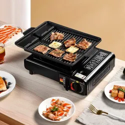 EXTRALINK KUCHENKA GAZOWA TURYSTYCZNA CERAMICZNA W WALIZCE + ADAPTER