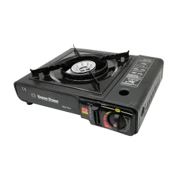 Horno de Camping Extralink, Cocinera de Gas Portátil 2 en 1 en Estuche