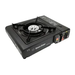 Horno de Camping Extralink, Cocinera de Gas Portátil 2 en 1 en Estuche