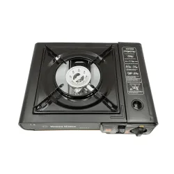 Horno de Camping Extralink, Cocinera de Gas Portátil 2 en 1 en Estuche