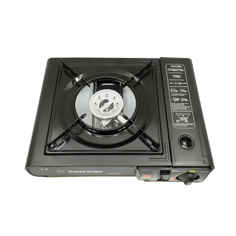 Horno de Camping Extralink, Cocinera de Gas Portátil 2 en 1 en Estuche