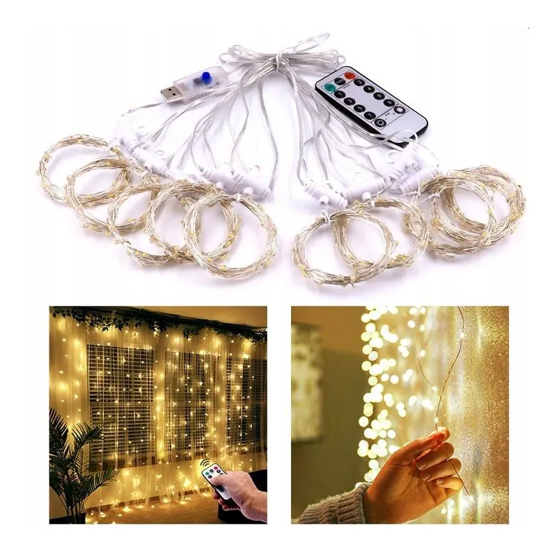 Extralink LED Vorhang, 3x3 + Fernbedienung