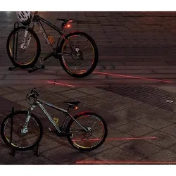 Extralink Rear Bicycle Light, Laser 5 LED Line Marker