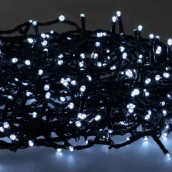 Extralink LED Světla, 200L Studená Bílá, Délka 3 + 10 m Vnitřní/Venkovní