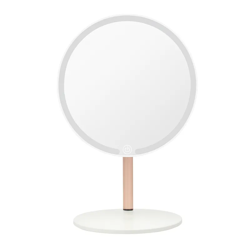 EXTRALINK LUSTERKO DO MAKIJAŻU BIAŁE PODŚWIETLANE OKRĄGŁE