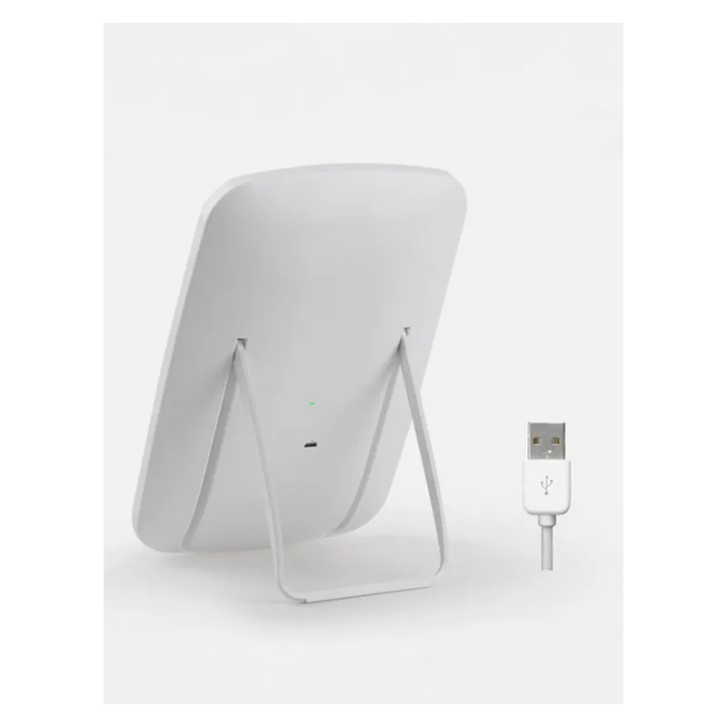 Extralink | Lusterko do makijażu | białe podświetlane z podstawką