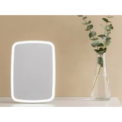 Extralink | Lusterko do makijażu | białe podświetlane z podstawką