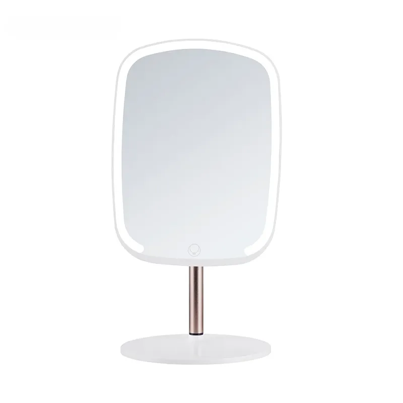 Extralink | Makeup mirror | white illuminated adjustable 180