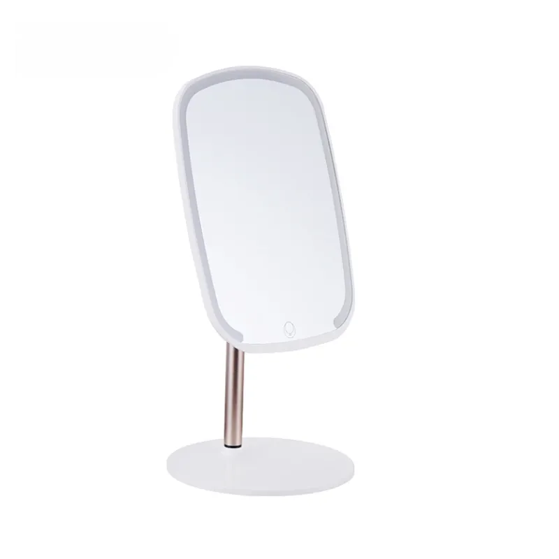 Extralink | Makeup mirror | white illuminated adjustable 180