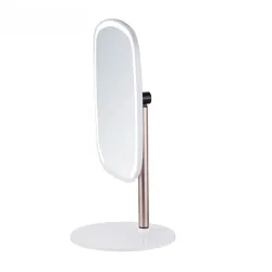 Extralink | Makeup mirror | white illuminated adjustable 180